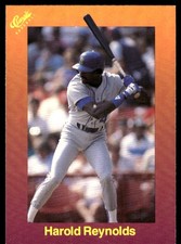 Harold Reynolds 1989 Classic #147 Mariners MLB READ FREE SHIPPING AutographDen