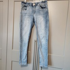 Democracy AB Technology Women's Skinny Denim Jeans Light Blue 6 Pants Stretch