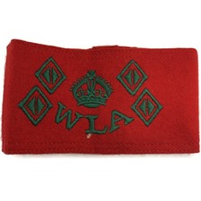 WW2 Womens Land Army Girl WLA Armband Uniform Arm Band Insignia 4 YEARS SERVICE