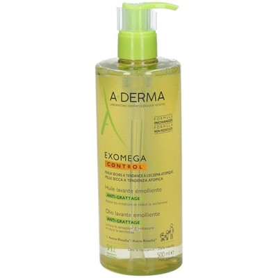 A-Derma Exomega Control Emollient Duschöl   500 ml (Neu)