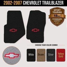 Avery Sport Touring Bowtie Logo Front Floor Mats For 2002-2007 Trailblazer Ata