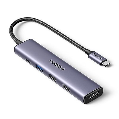 UGREEN Revodok 105 USB C Hub 5-in-1 HDMI Output Type-C 100W PD Fast Charging 1