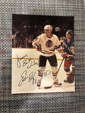 Eddie Olczyk Chicago Blackhawks Signed Auto 8x10 Photo Personalized To James