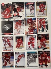 Detroit Red Wings card lot (lot E) over 50 different - Yzerman Fedorov Lidstrom