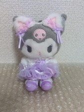 Kuromi Sanrio Plush Mascot White Cat Ballerina Ruffle Dress Pre-owned Japan
