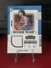 22-🔥Pinini Contenders Josh Giddey Rookie Ticket Patch!!