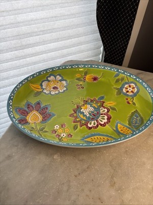 Dutch Wax Coastline Imports 13.5'' Long Oval Serving Platter...Comes With GIFT