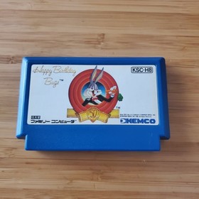 FC Happy Birthday Bug Bugs Bunny Box Theory Famicom 230 ~ Rare