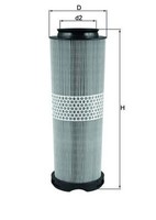 Luftfilter Mahle LX 1020 Filtereinsatz FüR Mercedes Klasse W203 CL203 W204 CLK