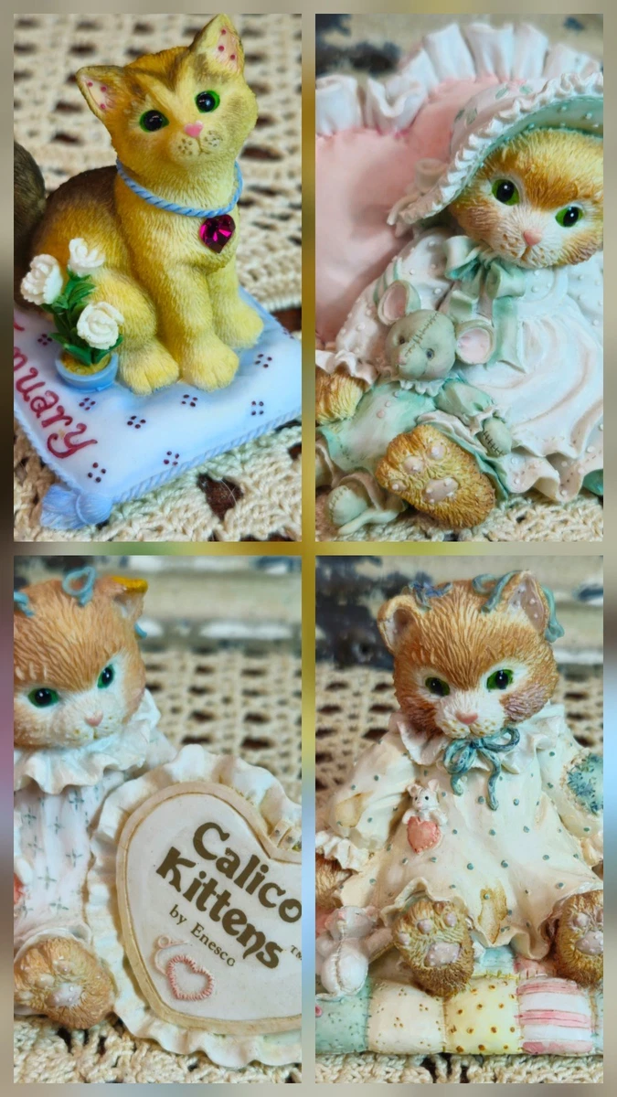 Enesco Priscilla Hillman Indiana Calico Kittens Collectibles for