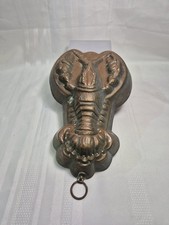 Vintage Copper Lobster Jelly Mould.