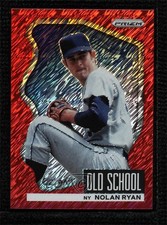 2022 Panini Prizm Old School Red Shimmer Prizm 6/7 Nolan Ryan #OS-1 HOF e8a
