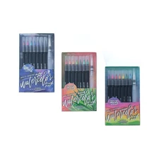 Art 101 Creative Tools Brush Pens Assorted 8 Pens/Pack 3 Packs/Carton (73024)