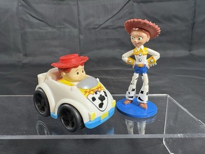 Fisher Price Little People Toy Story Jessie Wheelies Car Plus Bonus Figure 