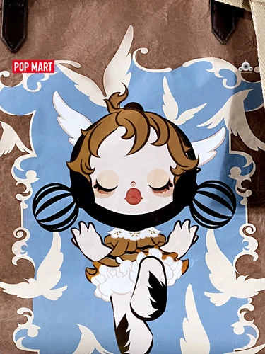 Autentica borsa di carta POPMART SKULLPANDA DuPont regali alla moda - Foto 2 di 12