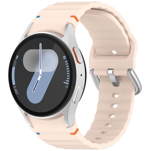 For Samsung Galaxy Watch7/FE/6 classic/5 pro/4 classic Silicone Watch Band Strap - Picture 12 of 29