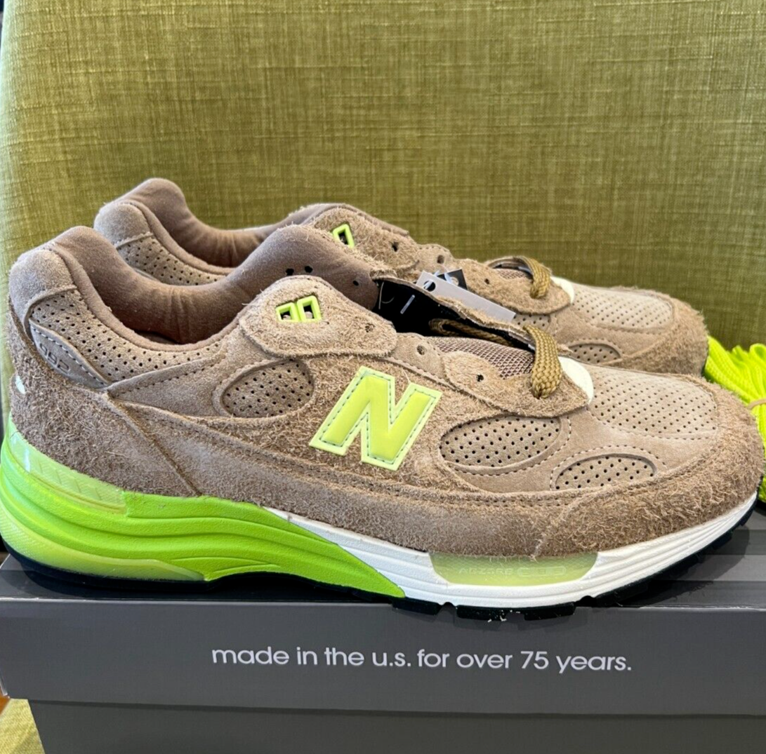 New Balance 992 Concepts M992CT Low Hanging Fruit Size 9 Mens Tan 