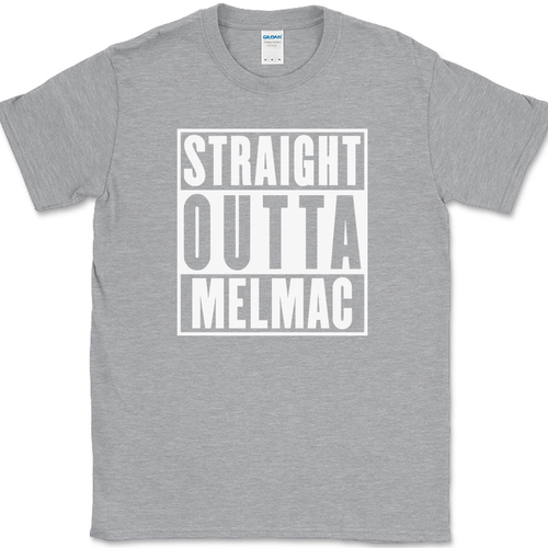 Straight Outta Melmac T-Shirt Funny TV Show Alf Planet Humor Novelty Gift Tee - Picture 2 of 10