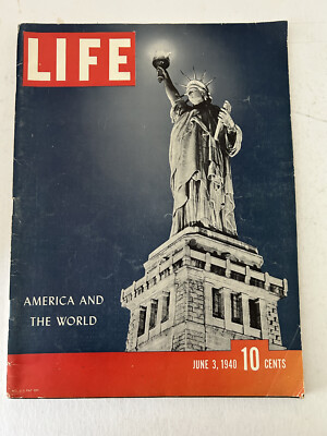 Life Magazine June 3, 1940, German conquest, Ardennes, Paris,