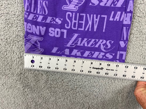 NBA LOS ANGELES LAKERS BASKETBALL PANTS PURPLE Women's L - Picture 5 of 9