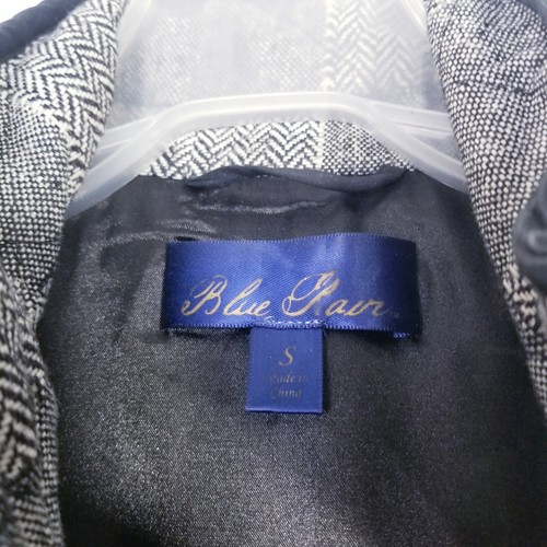 Gilet antipioggia blu donna taglia small nero bianco full zip bottoni a pressione - Foto 2 di 17