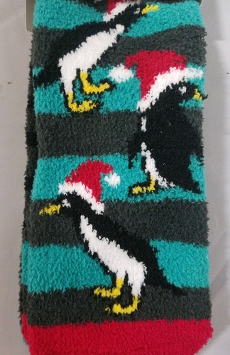Lot of 5 = 10 Pairs Cat & Jack Girls 2pk Winter Penguin Ornaments Socks Holiday - Picture 6 of 9