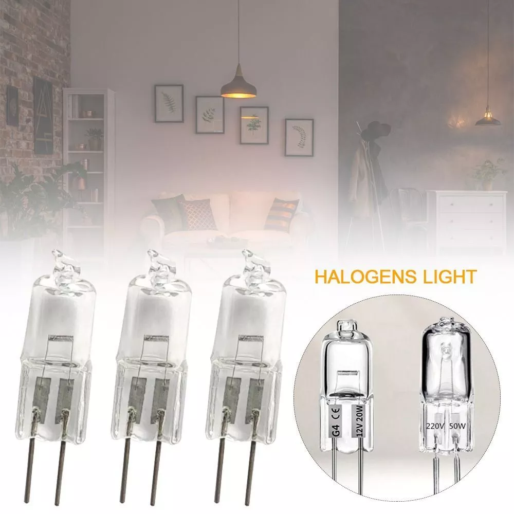 5pcs 12V 220V G4 G5.3 G9 halogens Bulb Glass tube Halogen Light