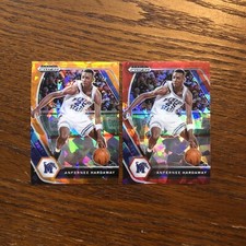 anfernee hardaway 2021 Panini Prizm DP Orange Ice + Red Ice Prizm Lot