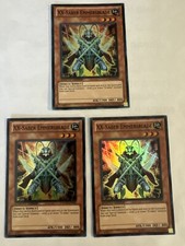 3x XX-Saber Emmersblade Super Rare Excellent Condition Yugioh HASE-EN001 VLP