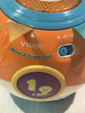Vtech Move and Crawl  Ball Baby Toy Developmental Educational Electronic 7"