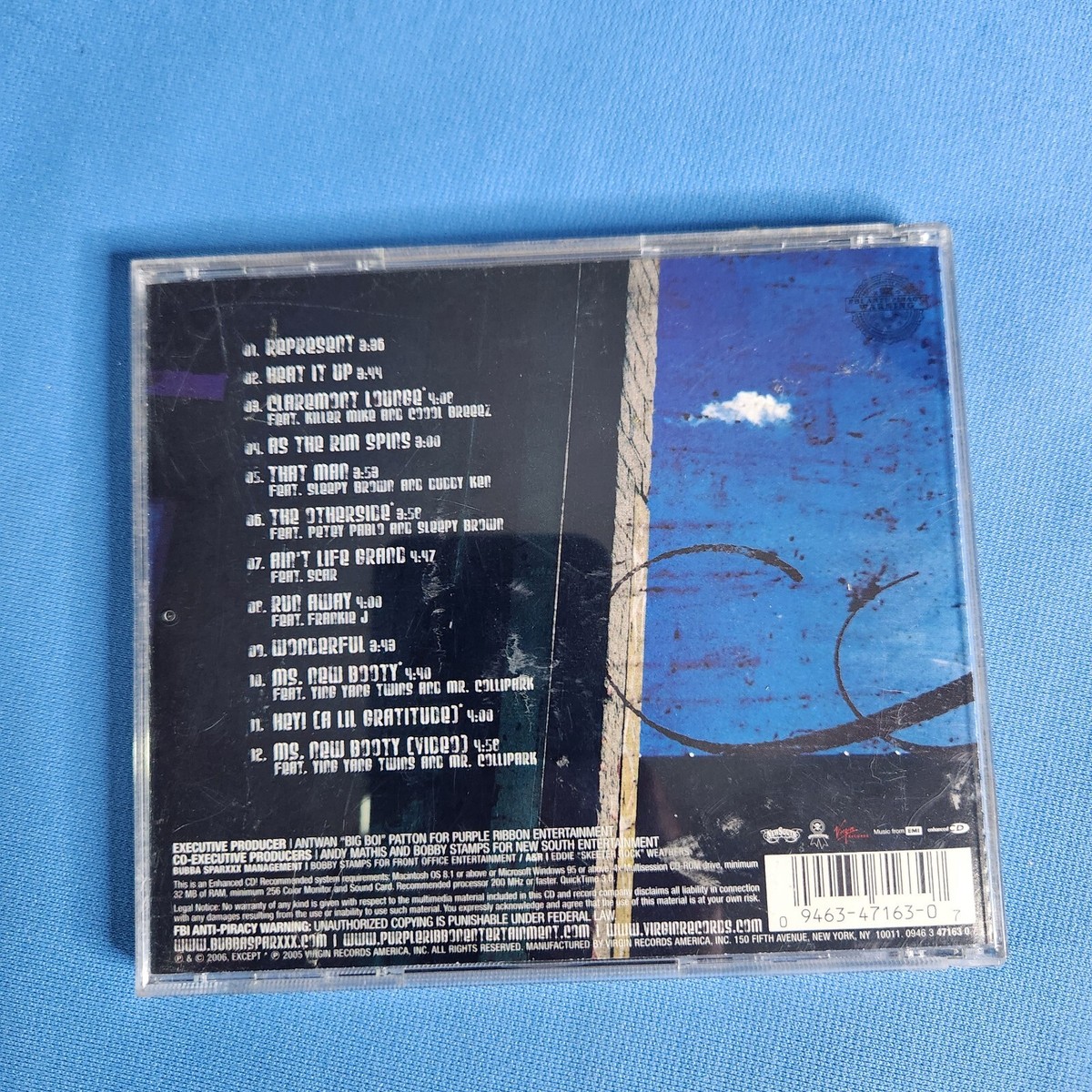 バレトンCD Bubba Sparxxx - The Charm (CD, 2006, New South/Virgin) 94634716307