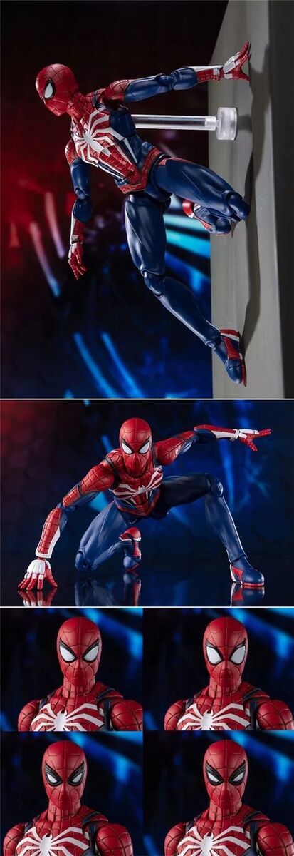 New SHF S.H.Figuarts PS4 Marvels Spider-Man Far From Home Advanced Suit Box  Set