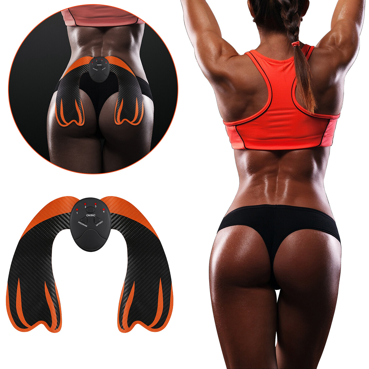 Rechargeable EMS Hips Trainer Hips Muscle Stimulator Hip Butt Lifter Training