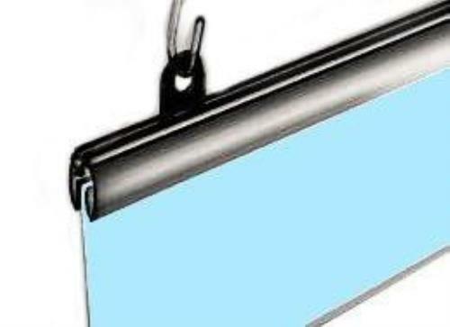 18" Just Hang-It! Wall Hanging Black Rail Set - Picture 1 of 1