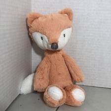 Baby GUND Toothpick Fox Plush Long Neck Soft Orange Toy 11"