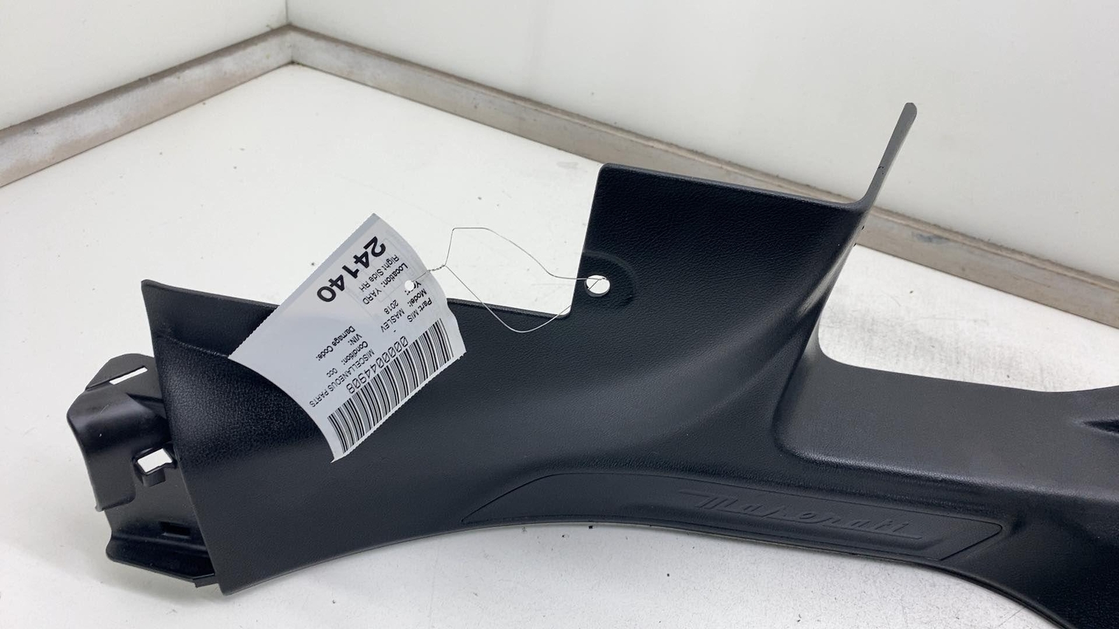 ⭕ 17-20 Maserati Levante Rear Right Door Sill Scuff Plate Trim Cover 670040377
