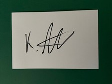 KIERON ASSARATI - WALES RUGBY SIGNED 6X4 CARD