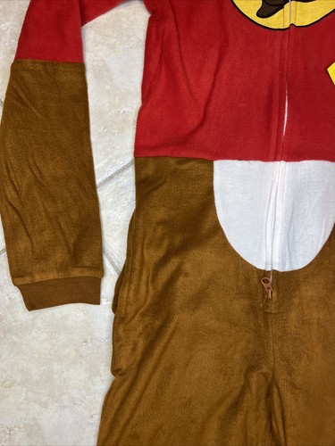 Buc-ee's Beaver Mascot Buc Union Body Suit Costume Pajamas Youth XS / S NWT - Picture 10 of 16