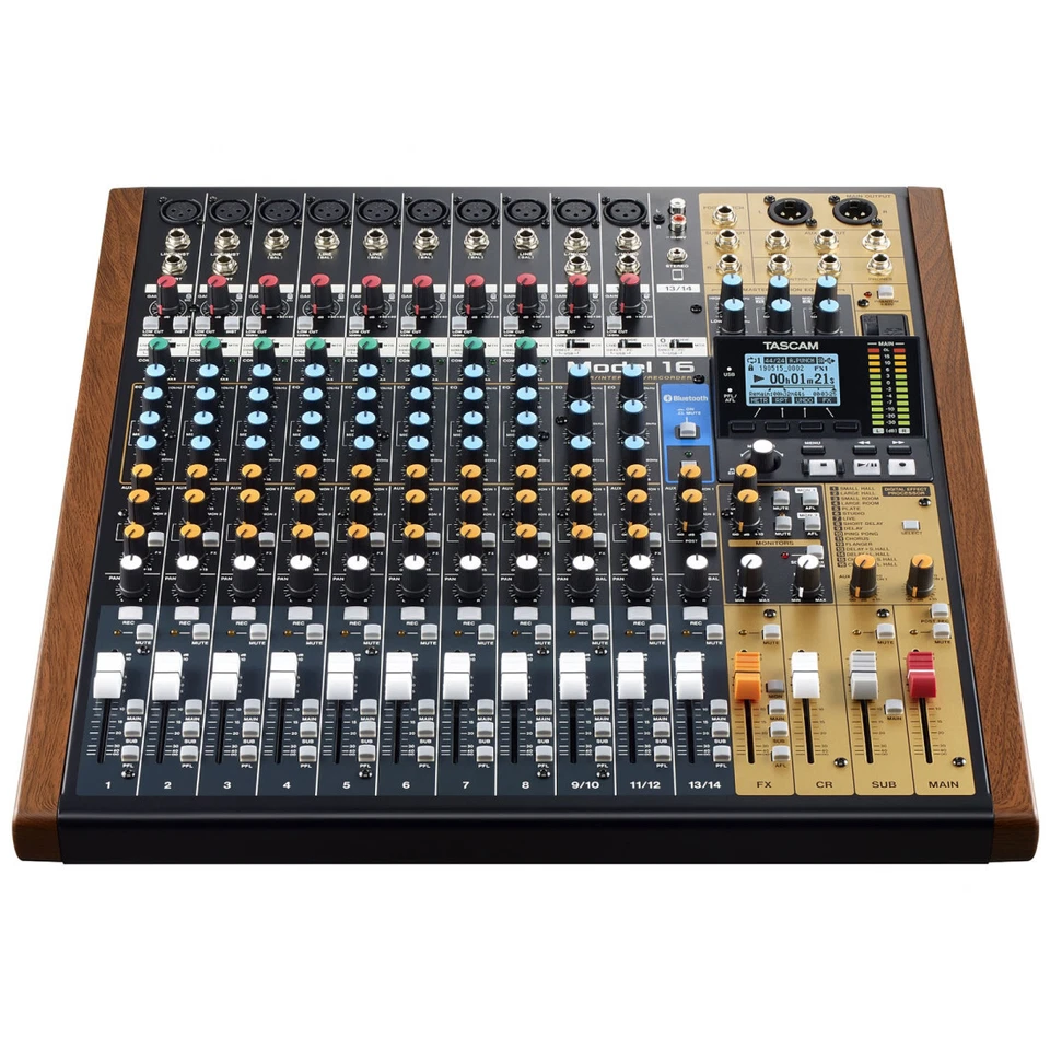 Tascam Model 16 Mischpult mit USB-Interface - Bild 2 von 4