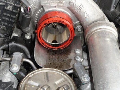 **NEU** MB OM642 V6 Diesel Tropfblech Abhilfe EKAS-Steller "Rote Dichtung" TURBO - Bild 2 von 4