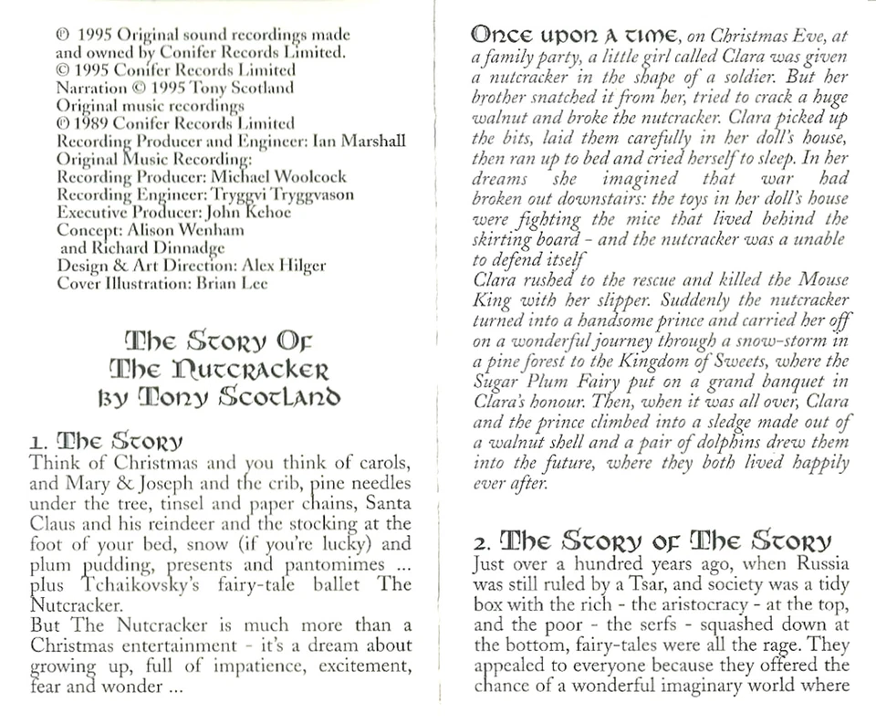 MARK ERMLER TCHAIKOVSKY NUTCRACKER CASSETTE ROYAL BALLET  HOUSE TONY SCOTLAND - Image 4 of 4