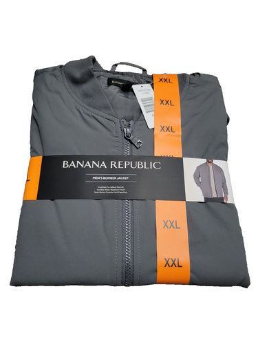 Banana Republic Men’s Bomber Jacket SIZE XXLARGE XXL GRAY - Picture 5 of 5