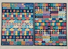 Inspirational FLOWER POWER Washi Tape Style Planner Calendar Stickers 300 Pieces