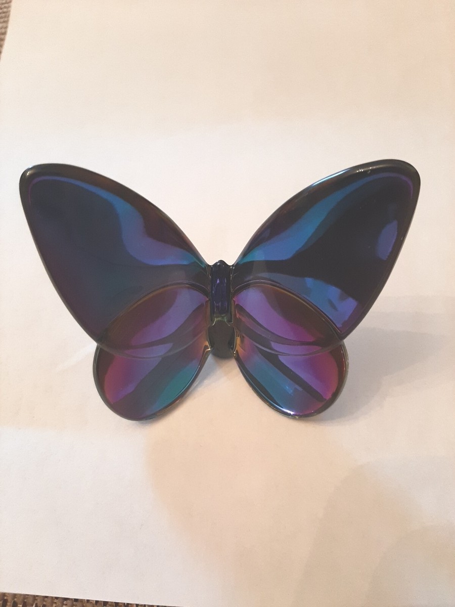 Baccarat Lucky Butterfly Iridescent Irise | eBay