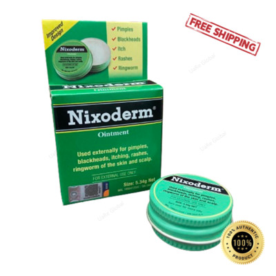 1X Nixoderm Ointment Skin Problems Acne Rashes Eczema & Ringworm 3.4g Herbs