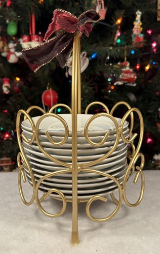 Nicht mehr produziert 13-teiliges Set Noble Excellence 12 DAYS OF CHRISTMAS Vorspeisenteller & Ständer - Bild 13 von 20