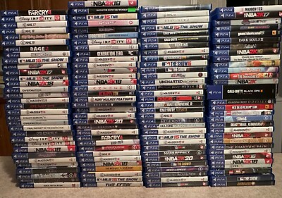 Buy 3 Get 1 Free - Sony PlayStation 4 PS4 - Video Game Lot - Pick & Choose  