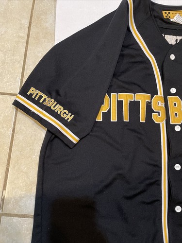 Pittsburgh Black And Yellow Size Large Baseball Style Jersey - Picture 2 of 4