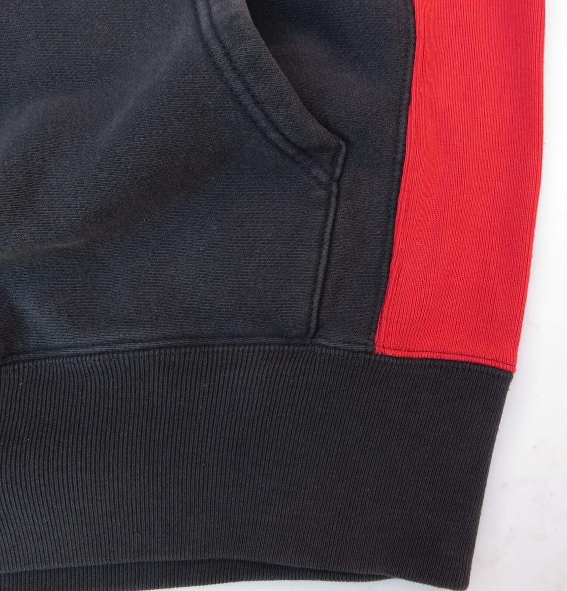 Vtg CHAMPION Reverse Weave Color Block Hoodie XS Spell Out
