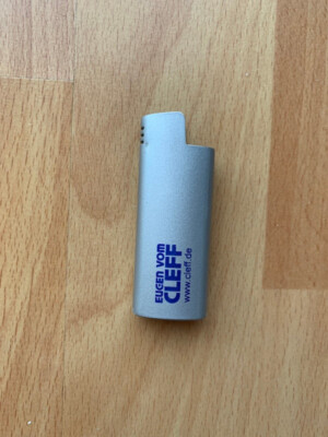 Eugen vom Cleff Feuerzeug Hülle  für ein Bic Mini Feuerzeug